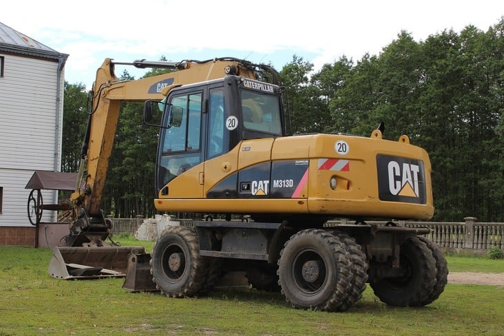 Аренда колесного экскаватора Caterpillar M313D