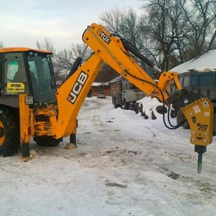Экскаватор-погрузчик JCB 4CX Super с гидромолотом 