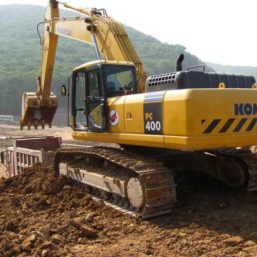 Экскаватор на объекте